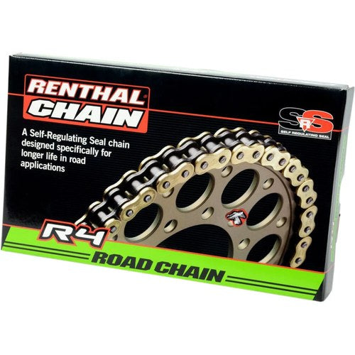 Renthal 525 R4 Srs Road Series SRS-Ring Chain (Gold) 130 Links