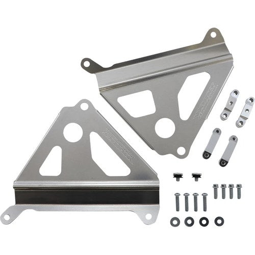 Works Connection Radiator Brace - Silver - Yamaha | 18-268
