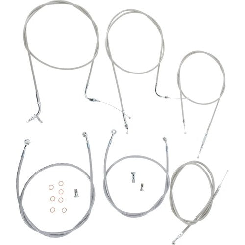 Baron 18" Cable Line Kit for XVS1100CL | BA-8042KT-18