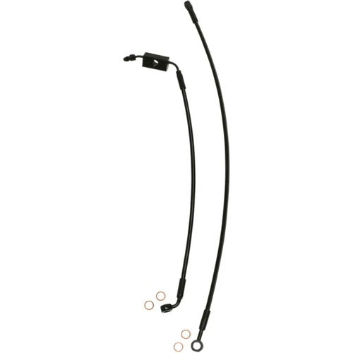 Magnum XR Brake Line Kit - ABS - Black - Sportster | SBB1326-27