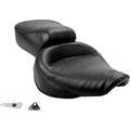 Mustang Vintage 2-Up Seat - Wide - Dyna '91-'95 (Black) 75680