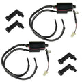 2x Ignition Coil With Spark Plug Caps For Yamaha XJ900 Seca 1983 New