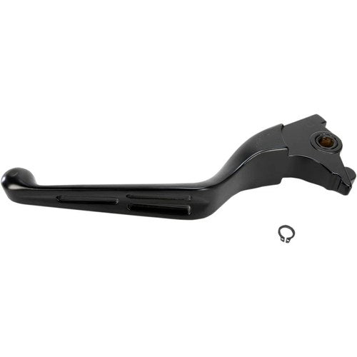 Drag Specialties Black Slotted Brake Lever | H07-0602MB-B