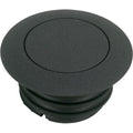 Drag Specialties Pop-Up Gas Cap - Black Wrinkle - Non-Vented | 03-329B-B