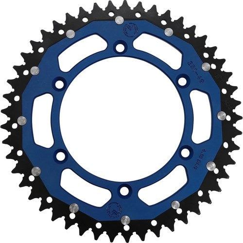 Moose Racing 49T Dual Rear Sprocket (Blue) 49-tooth | 1210-1480
