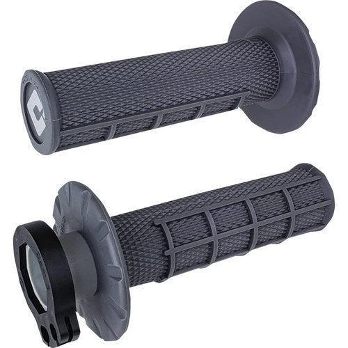 Odi Graphite Half Waffle MX Grips | H36HWH