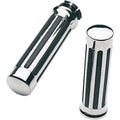 Pro-One Performance Chrome Handlebar Grips w/ Ribs for Roy Star | 802450