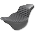 Saddlemen Step Up 2-Up Seat - Tuck and Roll - Flh (Black) 808-07B-171