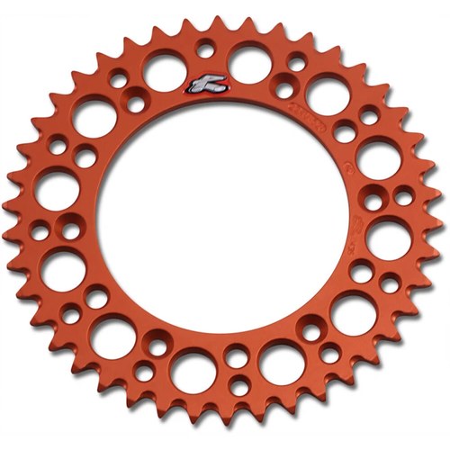 Renthal Rear Sprocket - 42-Tooth - Orange | 224U-520-42GPOR