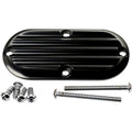 Joker Machine Inspection Cover - Black - Finned | 06-95-1