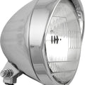 HardDrive 5-3/4in. Chrome Grooved Headlight, 12v 60/55w H4 bulb | 20-0335D