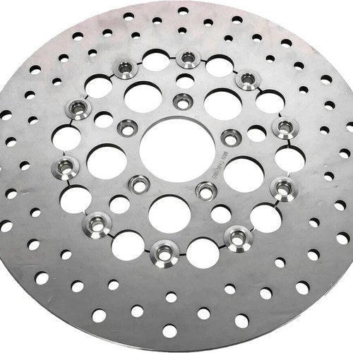 HardDrive Floating Brake Rear Rotors, Stainless Steel Machine Finish | 144320