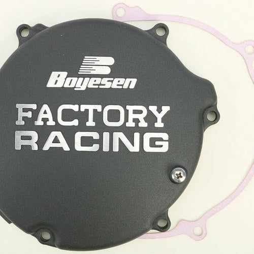 Boyesen Factory Clutch Cover, Black | CC-11B