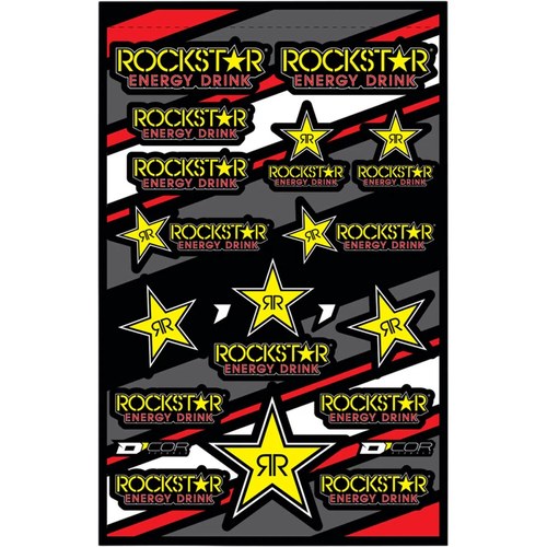 D'Cor Visuals Decal Sheet, FLY/Rockstar | 40-90-601