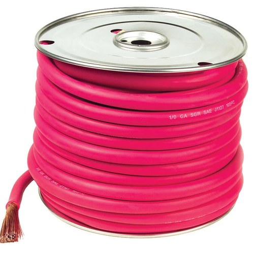 Grote Battery Cable, 6 Grade - 25ft. Roll - Red | 82-6722