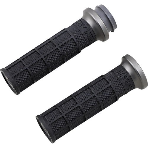 Odi Lock On Waffle Style Grips Black/Graphite For Tbw | V31HTW-BH-H
