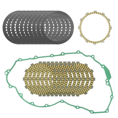 Clutch Friction Steel Plates and Gasket Kit for Yamaha Roadliner XV19 2006-2007