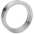 Drag Specialties Wheel Rim, 40 Hole, Chrome, Side Rubber Valve, 16 x 3 | 11223