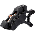 Arlen Ness 6-Piston Brake Caliper - Front Right - Black - 14" | 02-213