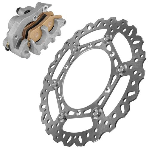 Front Brake Disc & Brake Caliper w/Pads for Yamaha YZ450F 2008-2015