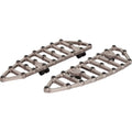 Arlen Ness MX Driver Floorboards - Titanium | 410-013