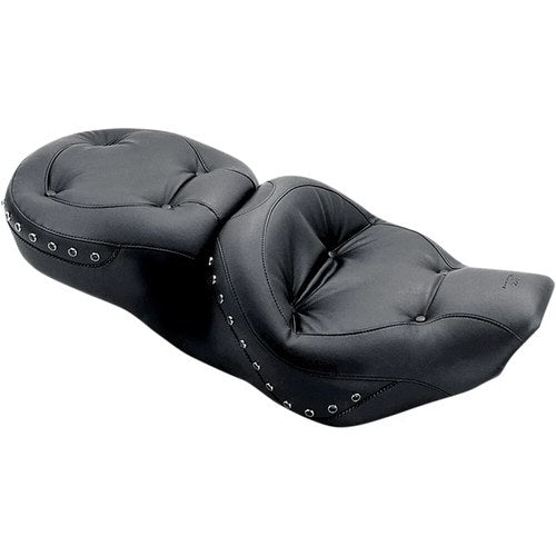 Mustang Regal Wide Studded 2-Up Seat - '97-'07 (Black) 75466