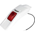UFO Enduro Rear Fender w/21/5W Light - White - '96-'04 XR250R/400R | HO03611041