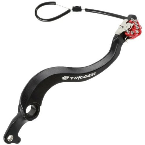 Zeta Trigger Brake Pedal Red Hon | ZE90-7012