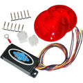 Badlands Plug-In Illuminator with Red Lenses - 6 Pin | ILL-02-RL-A