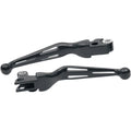 Drag Specialties Black Slotted Levers | H07-0587B