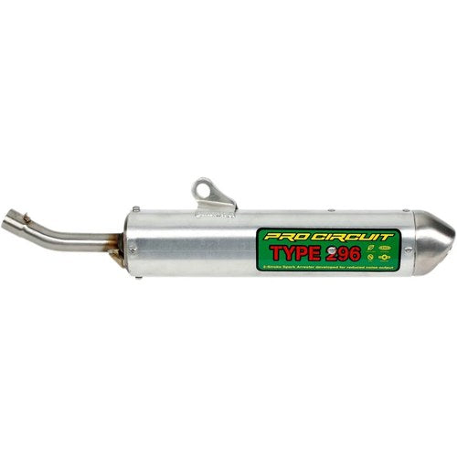 Pro Circuit Type 296 Spark Arrestor Silencer (Aluminum; Brushed) SH02125-296