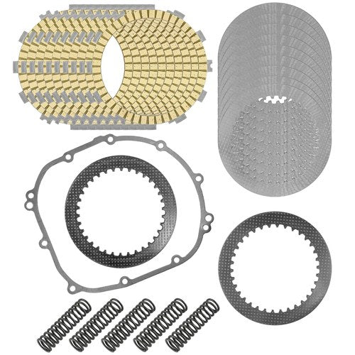 Clutch Friction Steel Plates Kit for Kawasaki Z1000 ZR1000 2003 2004 2005 2006