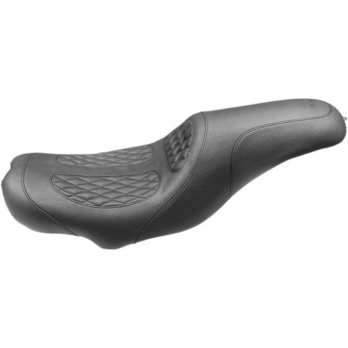 Mustang Tripper Fastback Perewitz 2-Up Seat for Yaffe Tank (Black) 75224