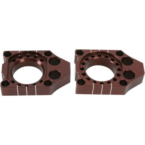 Pro Circuit Billet Axle Blocks (Anodized; Brown) KAB03