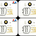 Honda CB750KZ Dohc 1979 Forseti Carb Repair & Cut Off Valve Kit Set OF 4