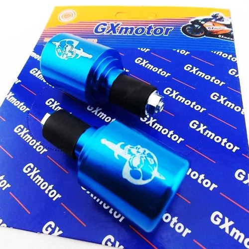 Gxmotor Blue CNC Billet Alloy Bar End Handlebar Ends Weight Slider Set 22mm 7/8"