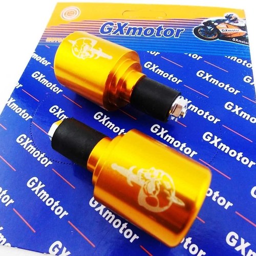 Gxmotor Gold CNC Billet Alloy Bar Ends Handlebar Weight Slider Set 22mm 7/8"