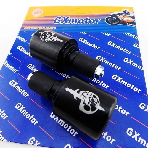 Gxmotor Black CNC Billet Alloy Bar Ends Handlebar Weight Slider 22mm 7/8"