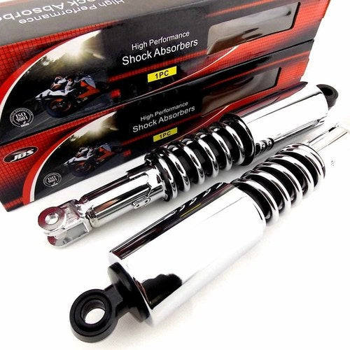 Suzuki GS1100 335mm Jbs BLACK/CHROME Rear Shock Absorbers Eye TO Clevis