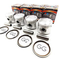 Honda CB750C Custom Dohc 80-82 0.5mm O/S Forseti Piston Set 62.5mm Rings Pin Cli