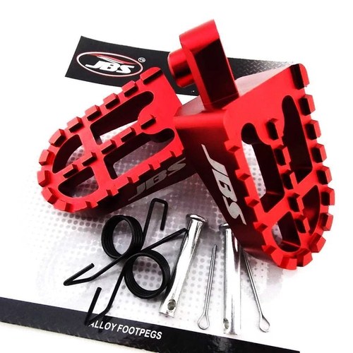 Honda Z50 80-99 Jbs Red CNC Billet Alloy Foot Peg Set Pair Footpegs Rest