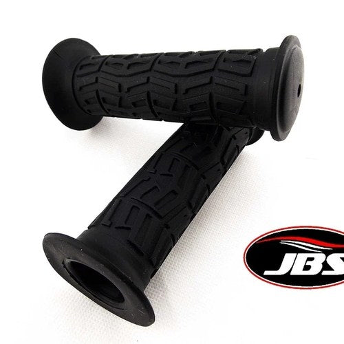 Yamaha Jbs Universal Black Motorcycle Hand Grip Set Handlebar Grips 22mm 7/8"