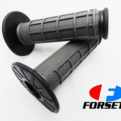 KTM 500 Black Grey Forseti Hand Grip Set Handlebar Grips Pair