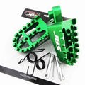 Yamaha YZ100 77-84 Jbs Green CNC Billet Alloy Foot Peg Set Pair Footpegs Rest