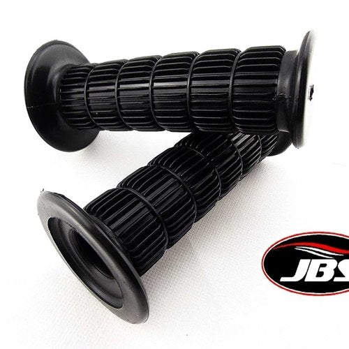 Suzuki T350 69-72 Jbs Black Hand Grip Set Left Right Pair Handlebar Grips