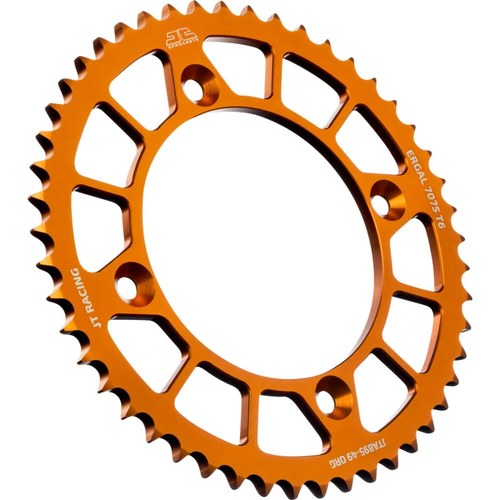 JT Sprockets Rear Racelite Sprocket Alum 49T-428 Org Husq/Ktm | JTA895.49ORG