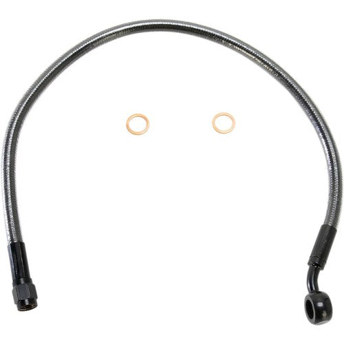 Magnum Black Pearl Front Brake Line - ABS - 35/10mm 18" | AS47118