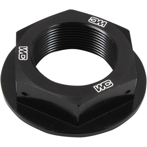 Works Connection Steering Stem Nut Yamaha (Black) 24-370