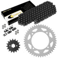 Black O-Ring Drive Chain & Sprockets Kit for Yamaha XV250 Route 66 1988-1990
