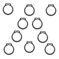 All Balls Countershaft Clip 10/Pk | 25-6012